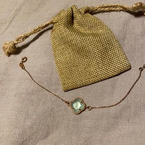 Mint green bracelet